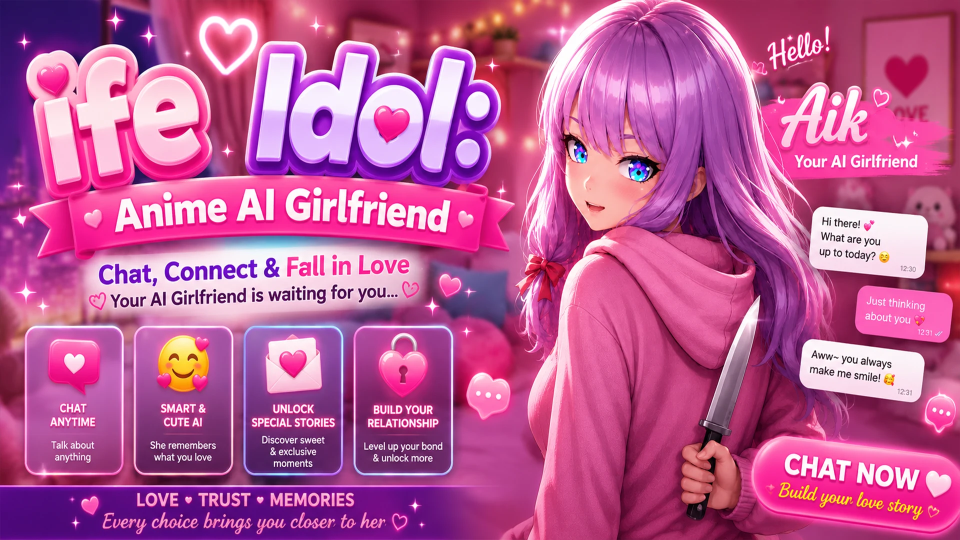 Life Idol: 3D Anime AI screenshot